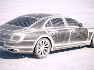 Bentley Flying Spur 2020 3D 모델