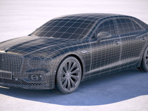 Bentley Flying Spur 2020 3D 모델