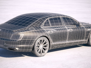 Bentley Flying Spur 2020 3D 모델