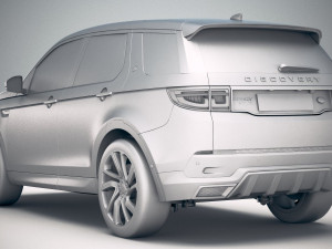 Land Rover Discovery Sport 2020 3D 模型