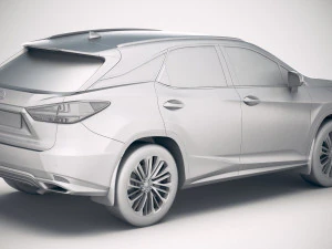 Lexus RX 2020 3D Model