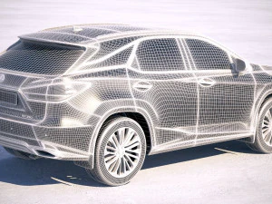 Lexus RX 2020 3D Model