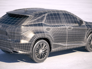 Lexus RX 2020 3D Модель