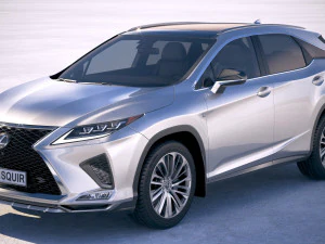 Lexus RX F Sport 2020 3D Modell