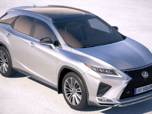 Lexus RX F Sport 2020 3D Model