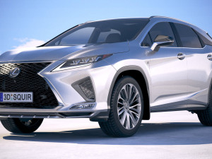 Lexus RX F Sport 2020 3D Model