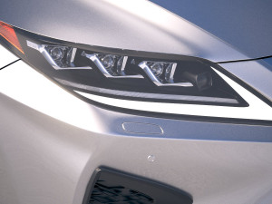 Lexus RX F Sport 2020 3D Model