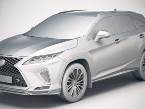 Lexus RX F Sport 2020 3D Model