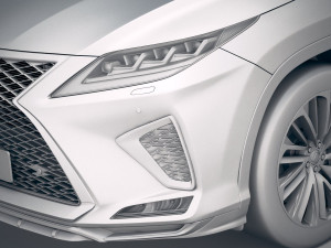 Lexus RX F Sport 2020 3D Model