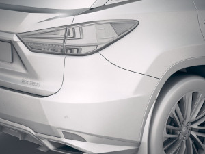 Lexus RX F Sport 2020 3D Model
