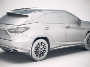 Lexus RX F Sport 2020 3D Model