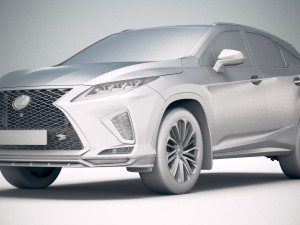 Lexus RX F Sport 2020 3D Model