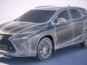 Lexus RX F Sport 2020 3D Model