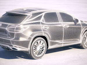 Lexus RX F Sport 2020 3D Model