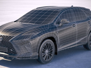 Lexus RX F Sport 2020 3D Model