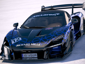 Mclaren Senna GTR 2020 3Dモデル