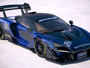 Mclaren Senna GTR 2020 3Dモデル