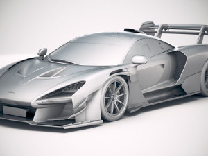 Mclaren Senna GTR 2020 3Dモデル
