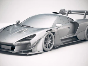 Mclaren Senna GTR 2020 3D Model
