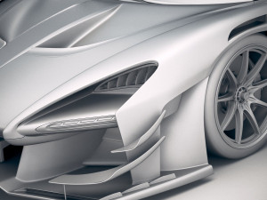 Mclaren Senna GTR 2020 3Dモデル