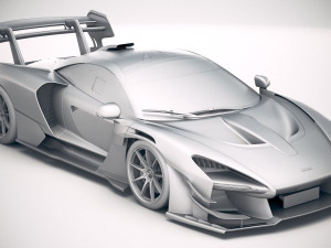 Mclaren Senna GTR 2020 3Dモデル