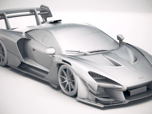 Mclaren Senna GTR 2020 3D Model