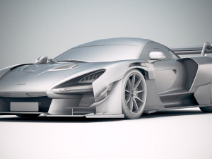 Mclaren Senna GTR 2020 3Dモデル