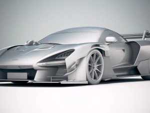Mclaren Senna GTR 2020 3D Model