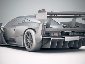 Mclaren Senna GTR 2020 3D Model