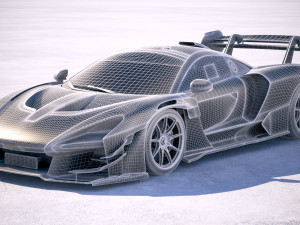 Mclaren Senna GTR 2020 3Dモデル