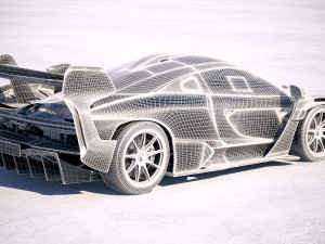Mclaren Senna GTR 2020 3Dモデル