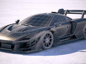 Mclaren Senna GTR 2020 3Dモデル