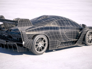 Mclaren Senna GTR 2020 3Dモデル