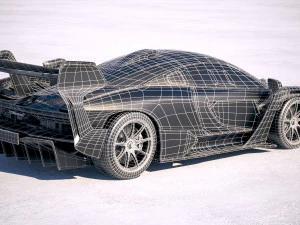 Mclaren Senna GTR 2020 3D Model