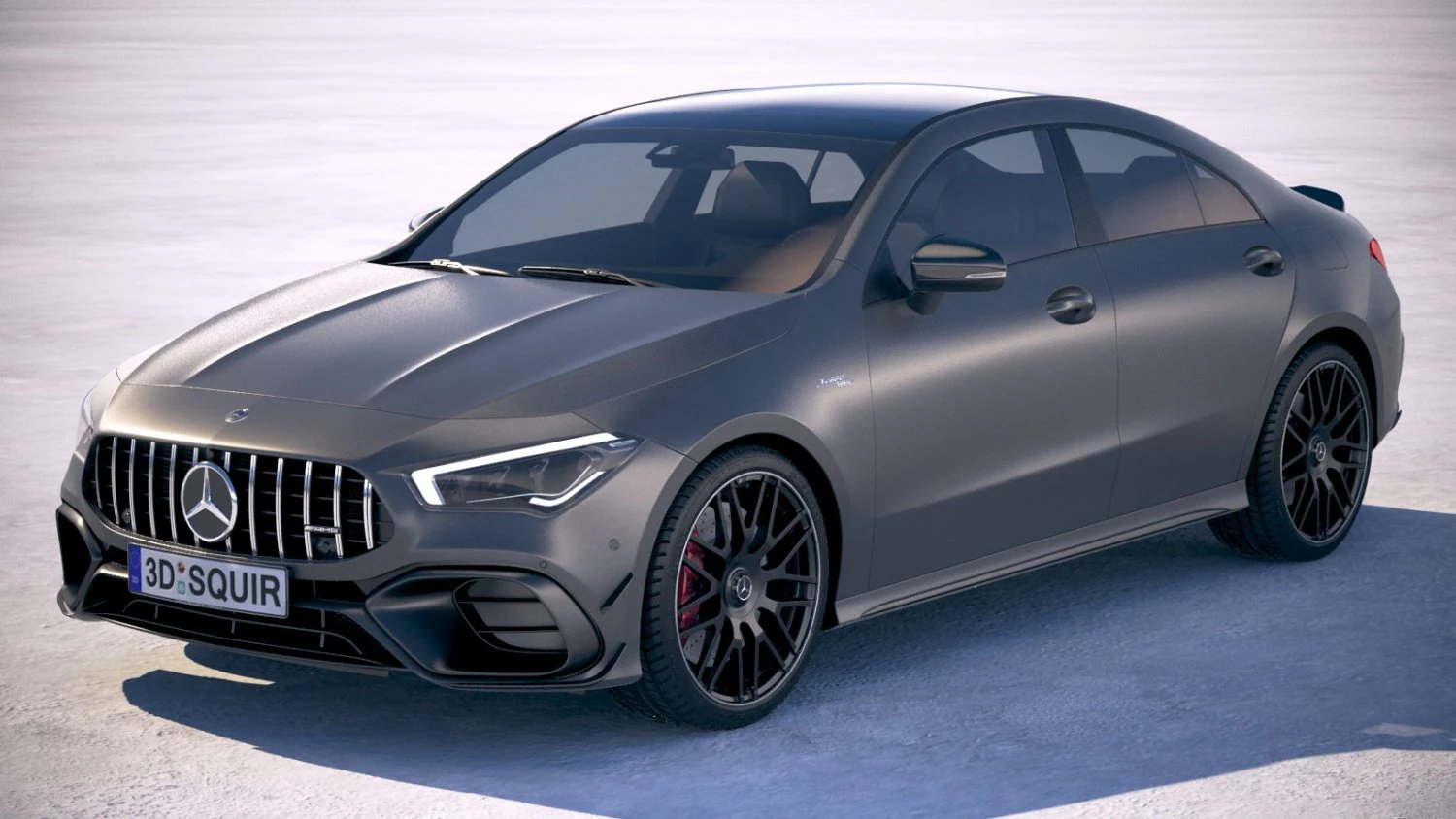 Mercedes-Benz CLA45 S AMG 2020 3D Model .c4d .max .obj .3ds .fbx .stl .blend