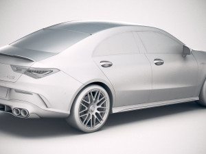 Mercedes-Benz CLA45 S AMG 2020 3Dモデル
