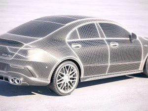 Mercedes-Benz CLA45 S AMG 2020 3D Model