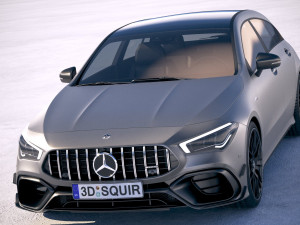 Mercedes-Benz CLA45 S AMG Shooting Brake 2020 Model 3D