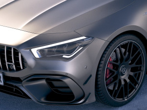 Mercedes-Benz CLA45 S AMG Shooting Brake 2020 Model 3D