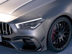 Mercedes-Benz CLA45 S AMG Shooting Brake 2020 3D Model
