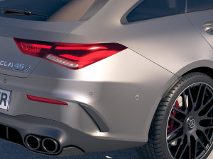 Mercedes-Benz CLA45 S AMG Shooting Brake 2020 Model 3D