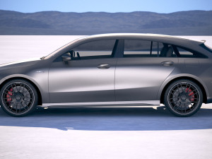 Mercedes-Benz CLA45 S AMG Shooting Brake 2020 Model 3D