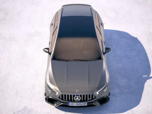 Mercedes-Benz CLA45 S AMG Shooting Brake 2020 3D Model
