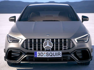 Mercedes-Benz CLA45 S AMG Shooting Brake 2020 3D Model