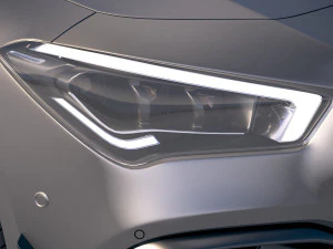 Mercedes-Benz CLA45 S AMG Shooting Brake 2020 3D Model