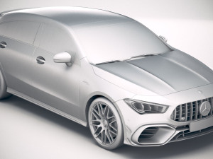 Mercedes-Benz CLA45 S AMG Shooting Brake 2020 Model 3D