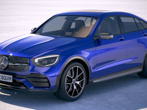 Mercedes-Benz GLC Coupe 2020 3D Model