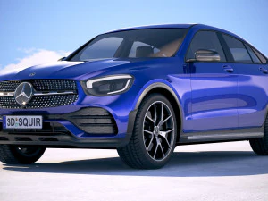 Mercedes-Benz GLC Coupe 2020 3D Модель