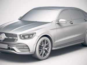 Mercedes-Benz GLC Coupe 2020 3D Модель