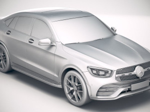 Mercedes-Benz GLC Coupe 2020 Modelo 3D